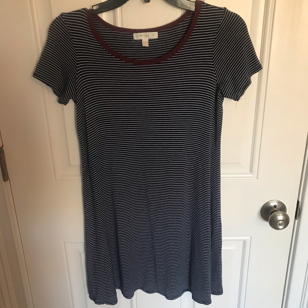 Love, Fire striped dress